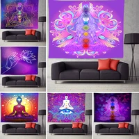 indian buddha statue meditation tapestry mandala tapestries wall hanging bohemia tapestry psychedelic yoga tapestry room decor