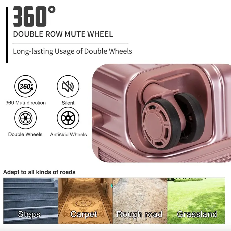 3 Piece Hard Shell Travel Luggage Sets,20