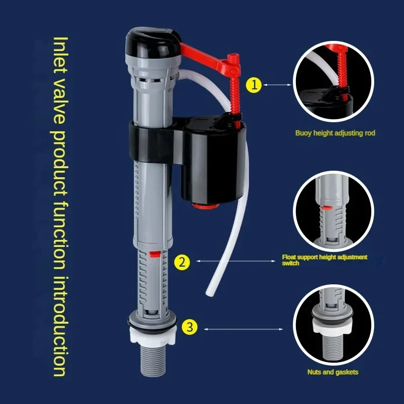 1 комплект фитингов для ремонта бачка унитаза большой бачок 20 см двойной смывной