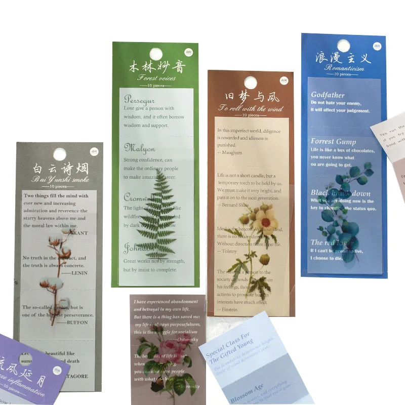

12Packs Free shiping 20*7CM Stickers Material Flower Sticker Creative Plant Scrapbooking Stationery Diary Album Decor decoration