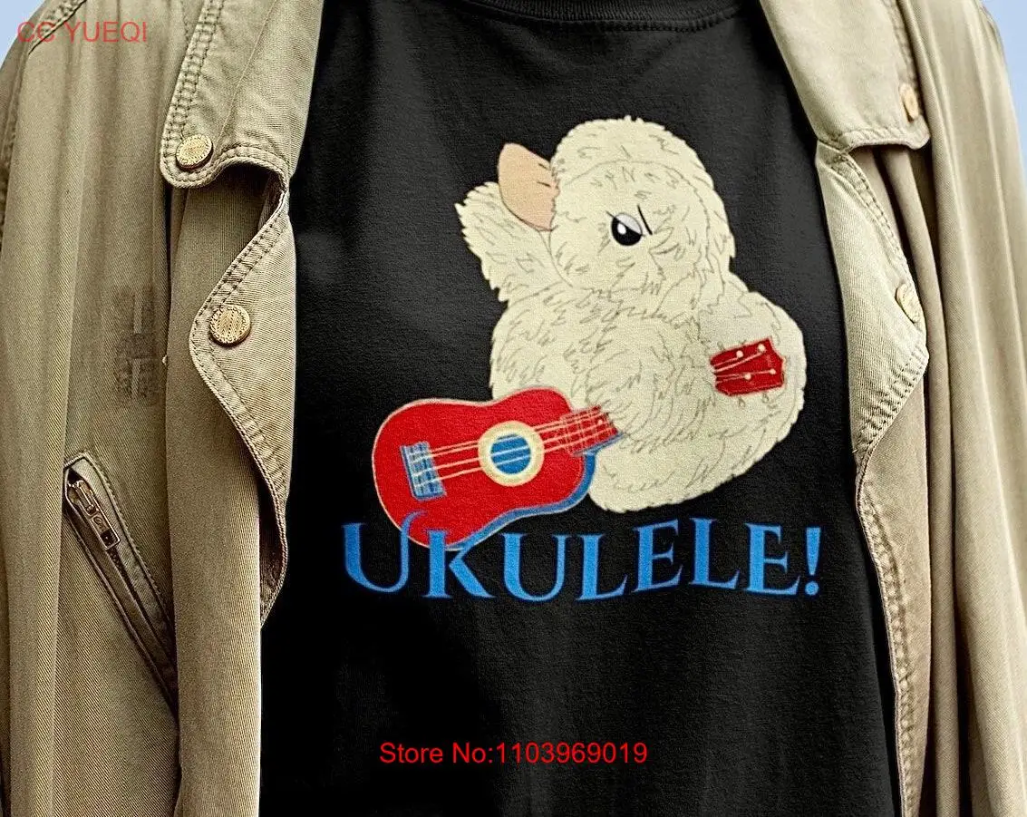 Футболка UKULELE UKE забавная футболка с изображением утки подарок для любителей