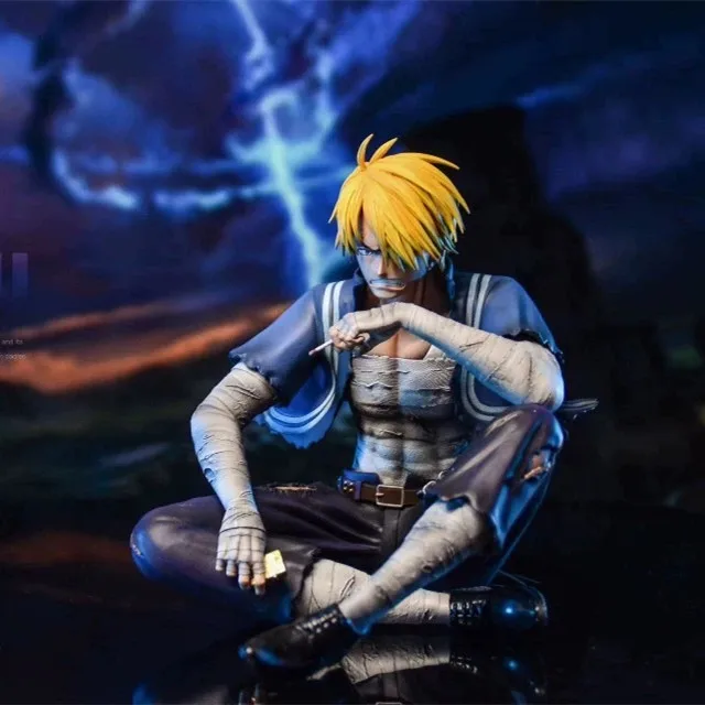 Аниме Фигурка Gk Wings при битве статуя сандзи с поврежденным статуей сидя