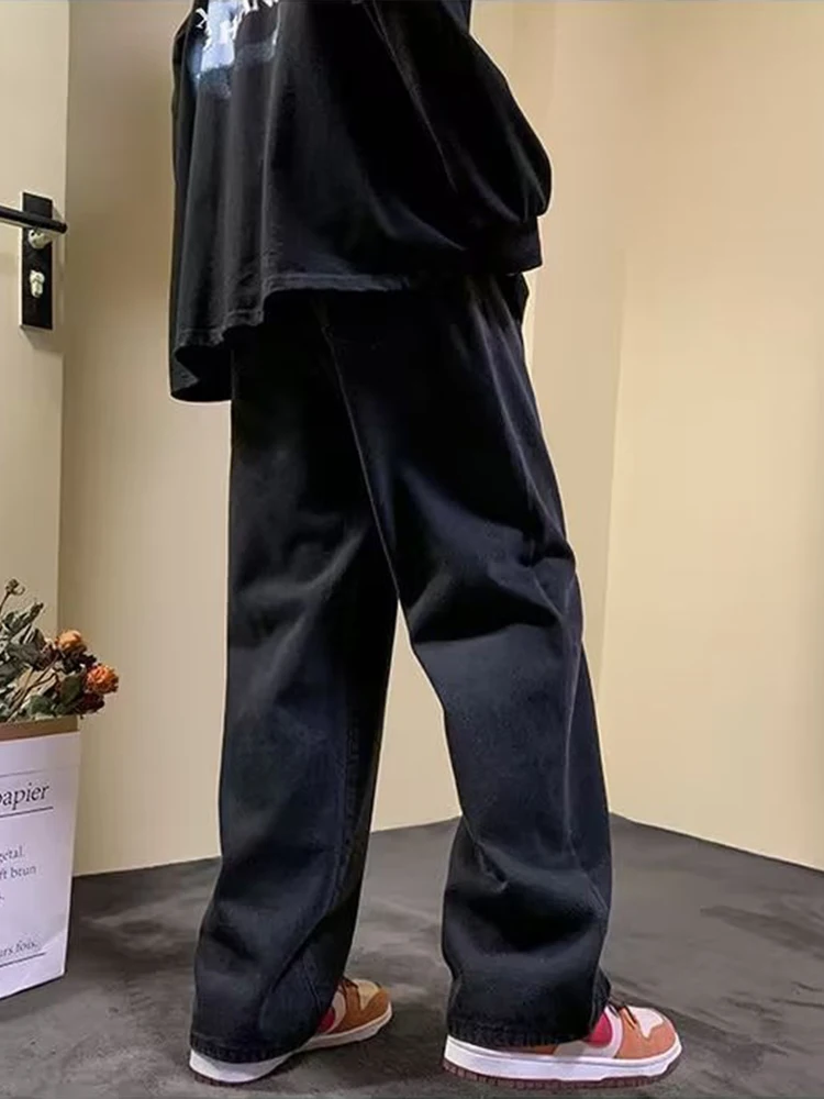 Classic Wide Leg Cargo Pants New Streetwear Baggy Jeans New Spring Summer Men Korean Fashion Loose Straight Brand Clothing JEANS
