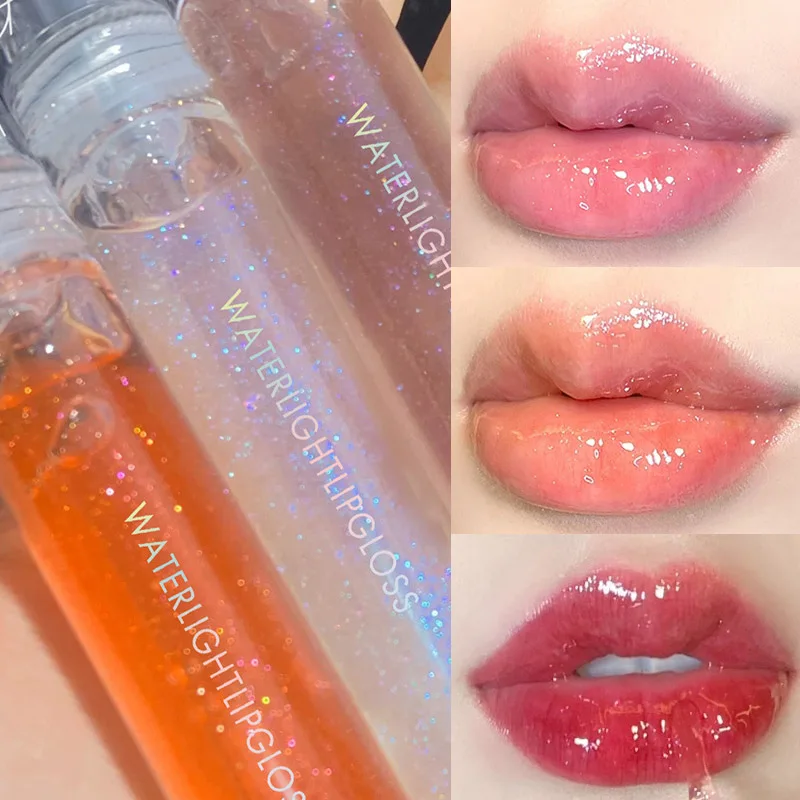 

HEALLOR Natural High Gloss Lipstick Long Lasting Moisturizing Nourishing Lip Gloss Reduce Lips Lines Plumping Serum Lip Oil Care