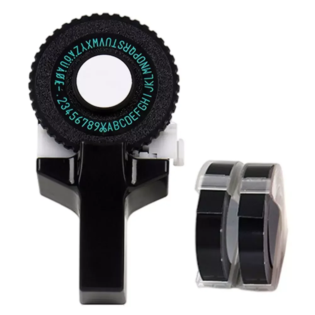 

Mini Label Printer Tape DIY Manual Labels Maker Typewriter Embossing Label Machine Maker Recorder