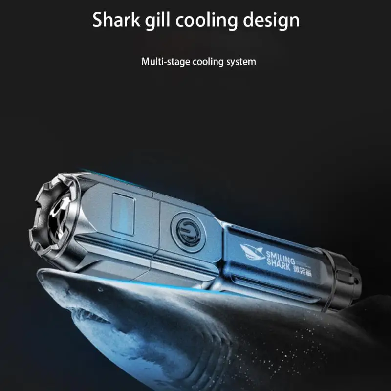 

Compact Electric Torch Multi-focus Torch Flashlight Multifunctional Torch Portable High Powered Wick Standard Interface