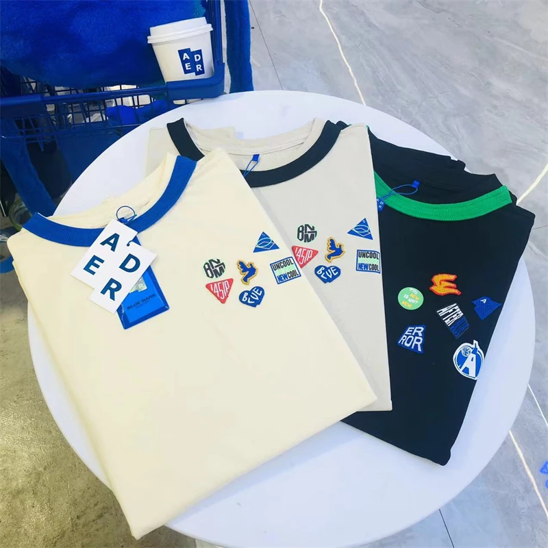 

Футболка с коротким рукавом и вышивкой, с круглым вырезом, 1:1