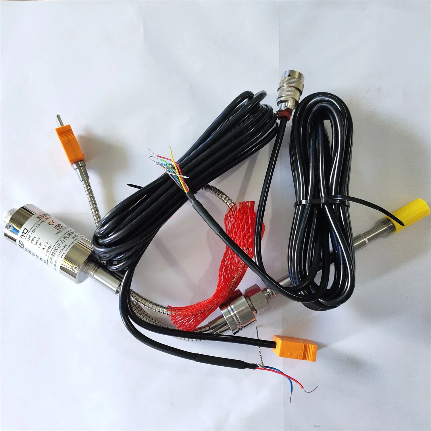 ZHYQ PT124G-123T-50Mpa-1/2-20UNF-152/460 Датчик давления расплава 6 контактов 50 МПа Выход 3 33 мВ/В