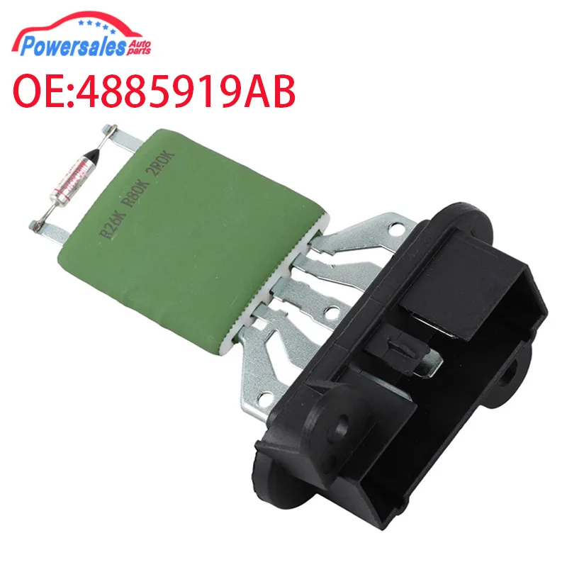 

Новый резистор двигателя вентилятора отопителя для Chrysler Sebring 2001-2005 4885919AB 5174124AA 4885919AA