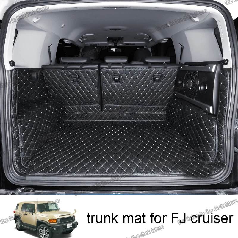 

Кожаный коврик для багажника автомобиля, подкладка для груза для toyota FJ cruiser 2008, 2009, 2010, 2012, 2013, 2014, 2015, 2016, 2017, аксессуары для багажника, задние