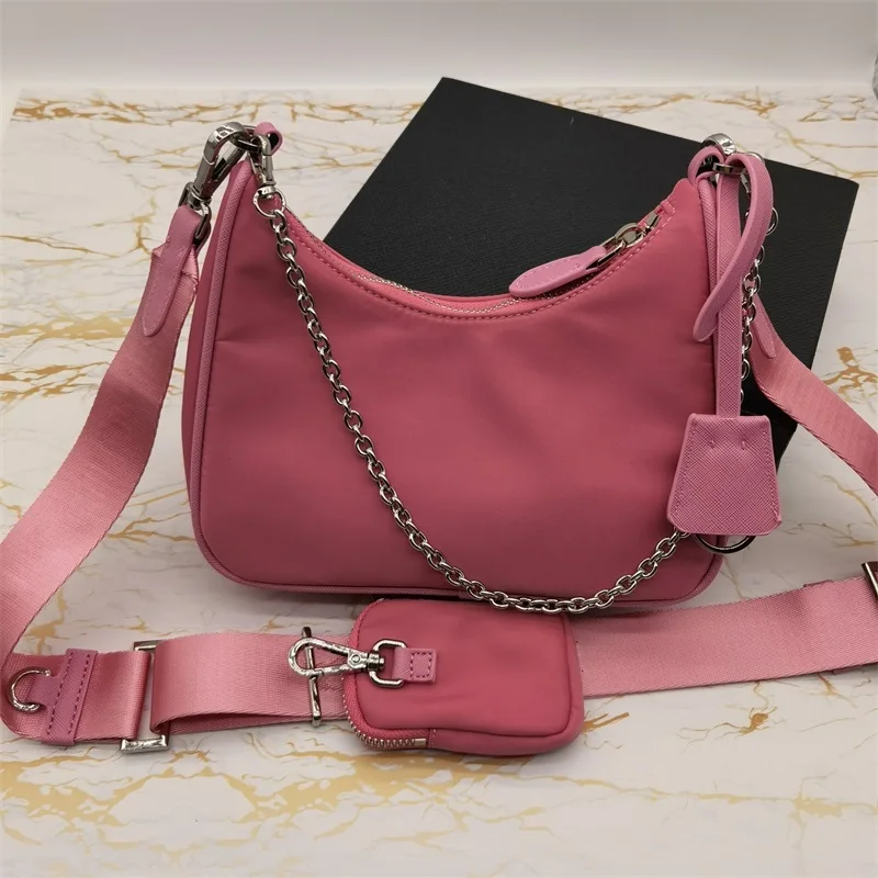

Crossbody Bag Nylon Women's Casual Shoulder Bag Three-in-One With dust bag and box