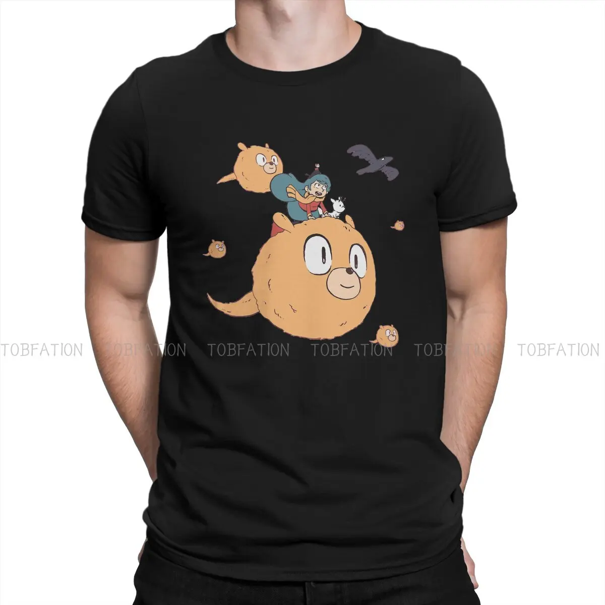 

Милая Оригинальная футболка Hilda с мультяшным рисунком, базовая Мужская одежда, новый дизайн, Большая распродажа