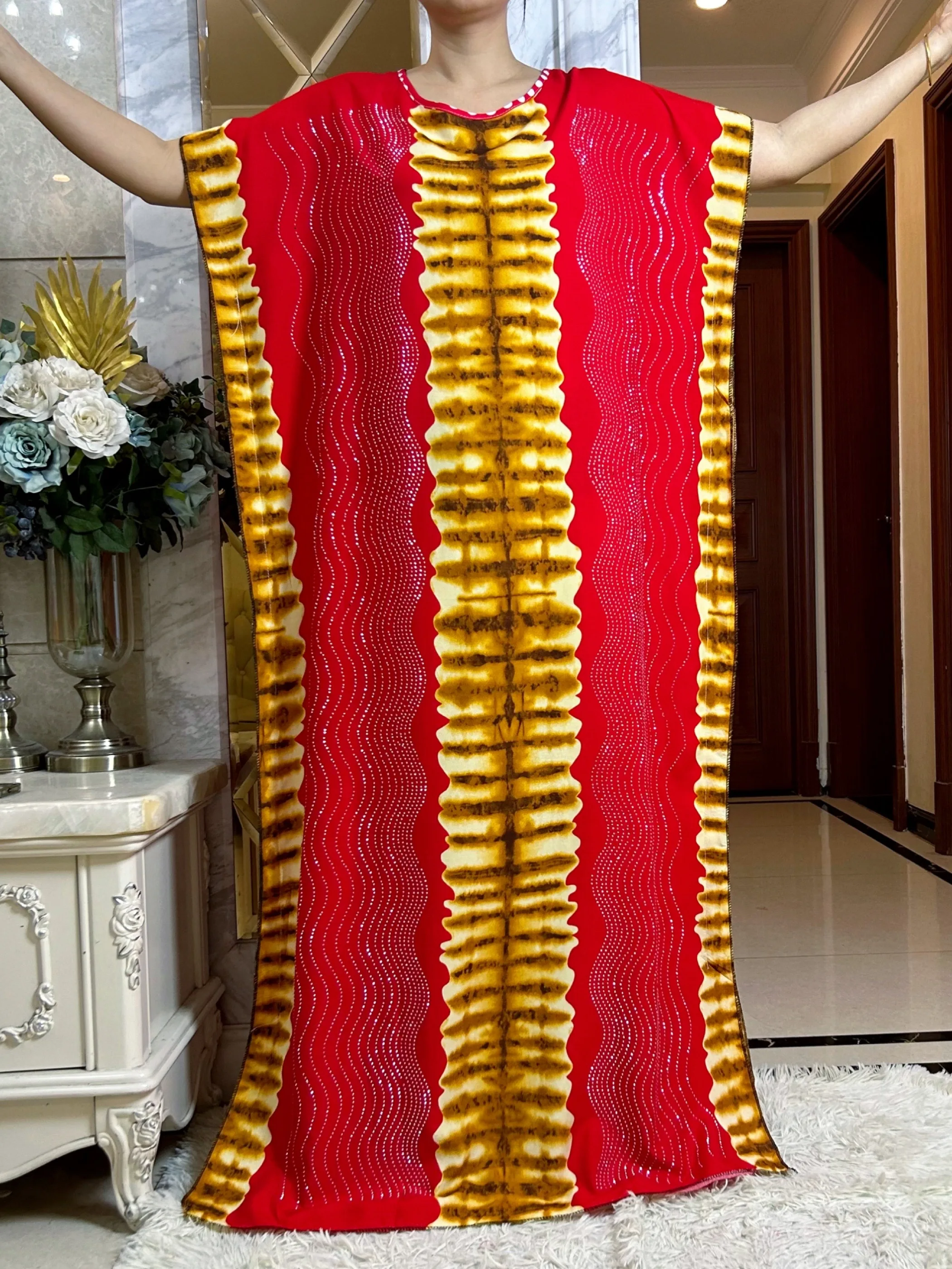 Новое мусульманское хлопковое платье в Дубае женское свободное макси с