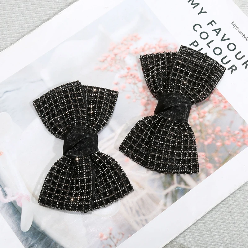 Bow Metal Decorative Shoes Floral Handmade DIY Self-adhesive Women's Shoes Rhinestone High Heel Buckle Single Shoe Accessories