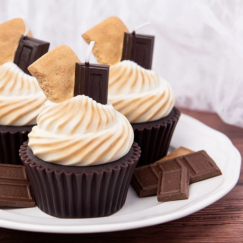 1 шт. ароматические свечи для фруктов и капкейков десертная декоративная свеча