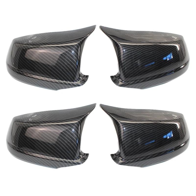 

2X Carbon Fiber Mirror Covers Fit For Bmw 5 Series F10/F11/F18 Pre-Lci 11-13 Mirror Caps Replacement Side Mirror