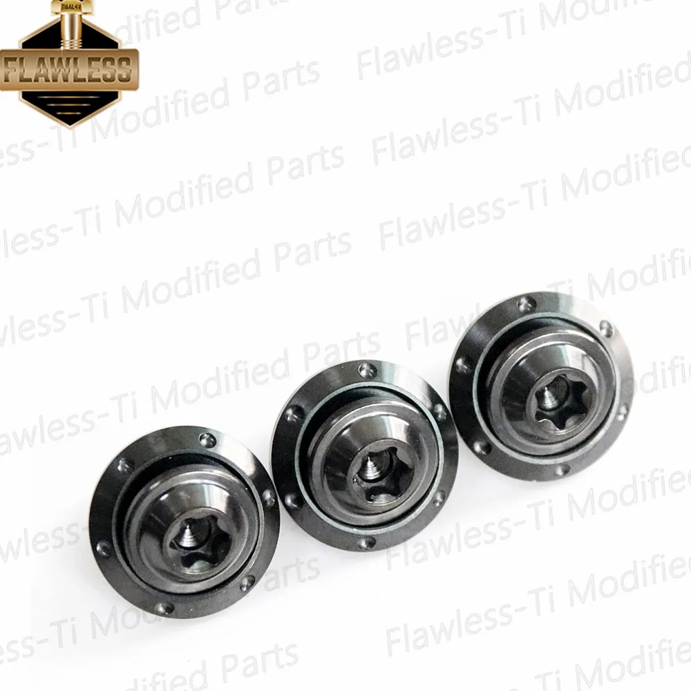 Гальванизированные титановые болты rjlessti Gr5 крышка выхлопной трубы M5 для Vespa Sprint 150