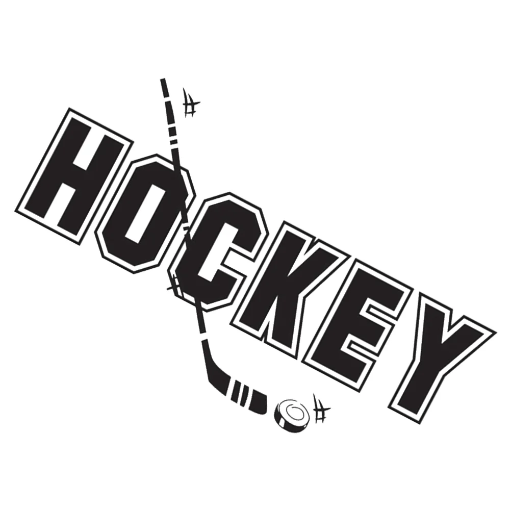 

1pc Hockey Wall Sticker Decorative PVC Removable Sports Game Kids Bedroom Wall Decal Wallpaper