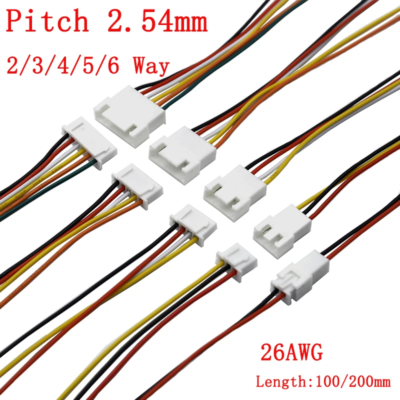 

Разъемы gringmak Micro JST XH 2.54 2/3/4/5/6-контактные
