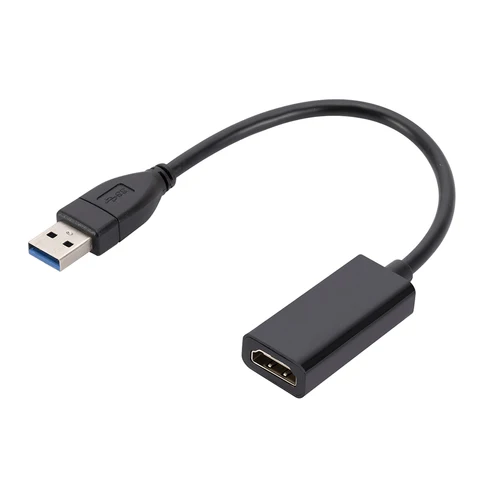 Адаптер USB-HDMI, HD 1080P, USB 3,0 в HDMI-совместимый конвертер, внешний USB-адаптер, видеоадаптер, кабель для настольного ПК, ноутбука