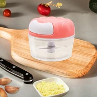 mini manual garlic chopper garlic vegetable onions crusher press meat grinders kitchen utensils kitchen tool gadgets