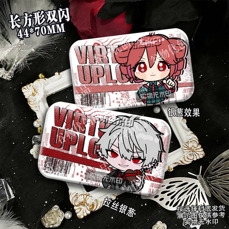 Фото Аниме ANYCOLOR NIJISANJI Vtuber Kuzuha Kasane Teto значок куртка джинсы булавка на лацкан коллекция брошь орнамент подарок на Хэллоуин №3