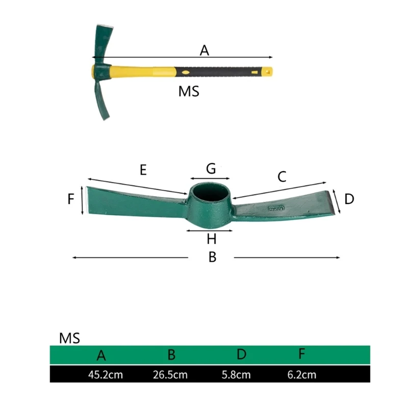 Прочный садовый инструмент ручная мотыга для прополки фермы
