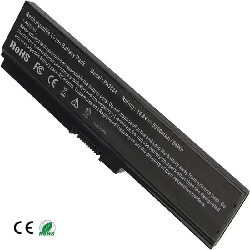 

Аккумуляторная батарея для ноутбука TOSHIBA PA3635U PA3634U M300 M800 M801 M806 M900 L526, Идеальная совместимость и плавное использование