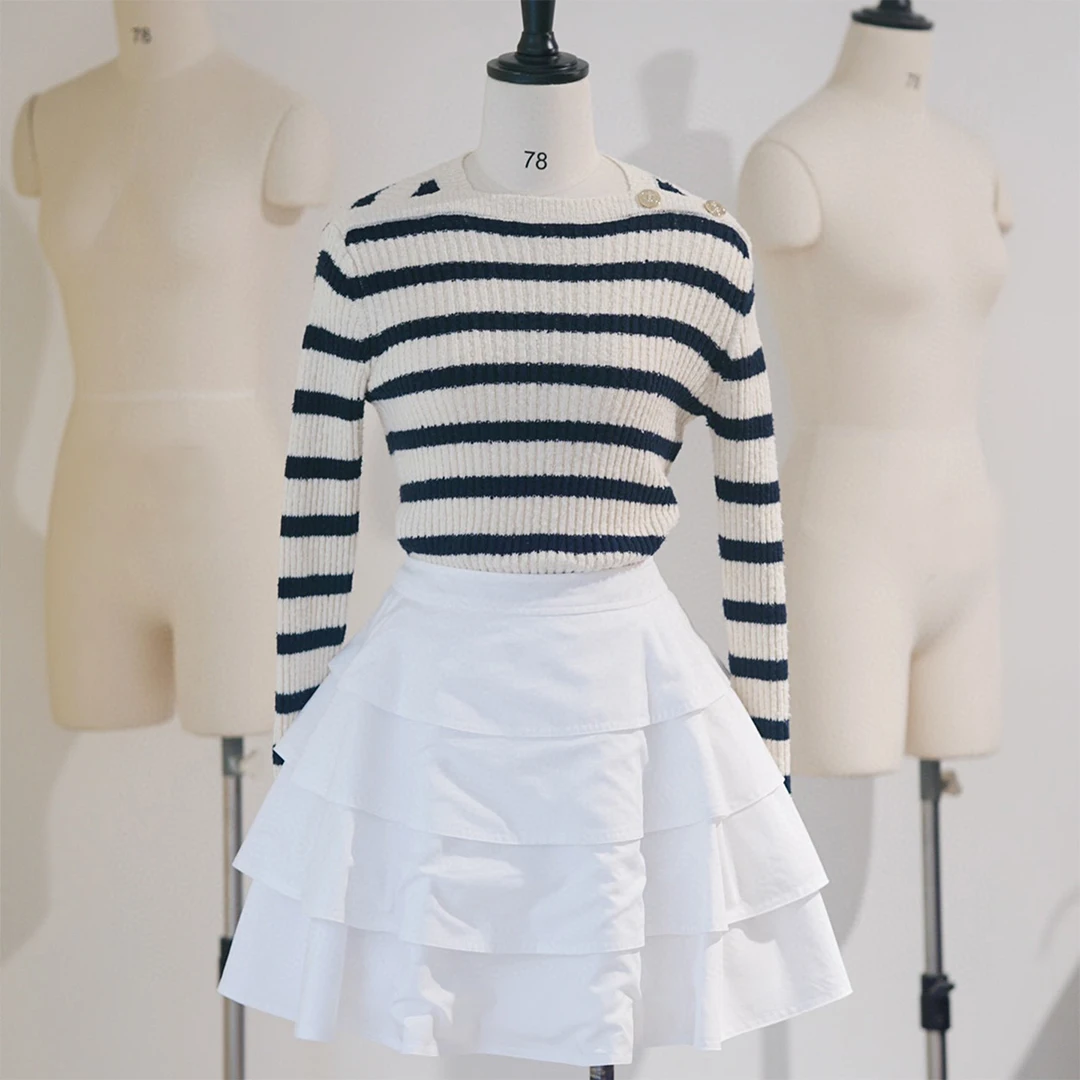 

NIGO Striped Long Sleeve Sweater Ngvp #nigo5351