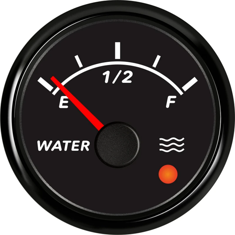 Новый тип 0-190 Ом 240-33 указатель уровня воды 52 мм черные измерители с сигнализацией