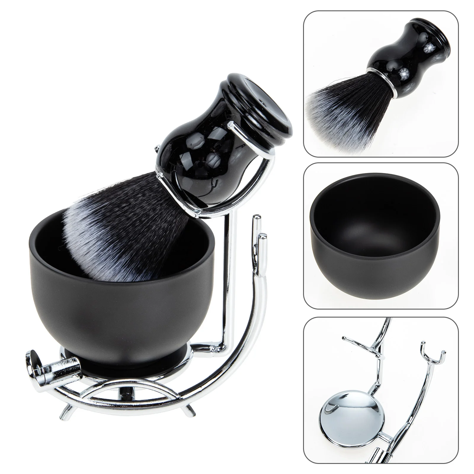 

1 Set Shaving Brush and Bowl Shave Brush Barber Brush Shave Bowl Mustache Brush