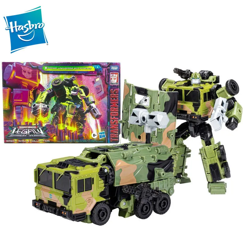 

Hasbro Transformers Robot Bulkhead Action Figure Model Bulkhead Legacy Wreck N Rule Voyager Prime Universe Toy Gifts for Kids