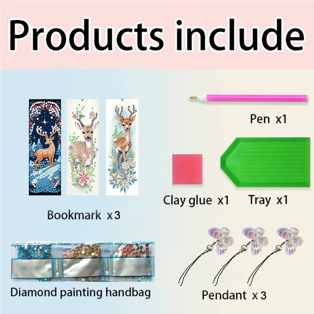 3 шт. рождественские закладки специальной формы сделай сам наборы для алмазной