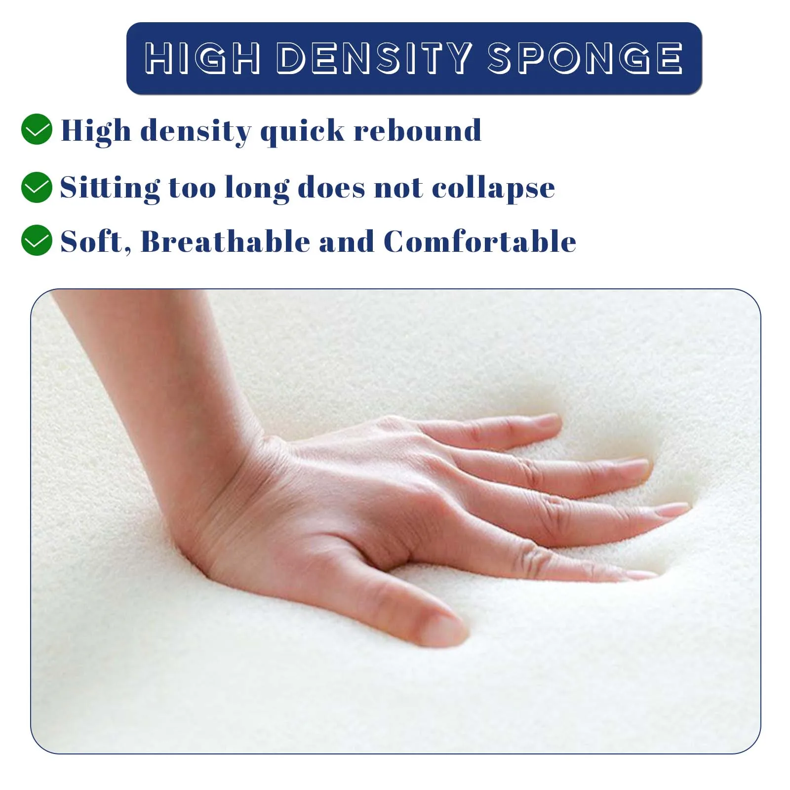 Нескользящие подушки для сидений в помещении и на открытом воздухе