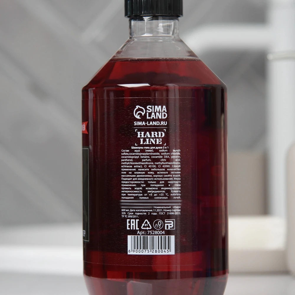 Гель для душа - Шампунь 2в1 Tobacco FOR MEN c ароматом кубинской сигары 600 мл 7528004 |