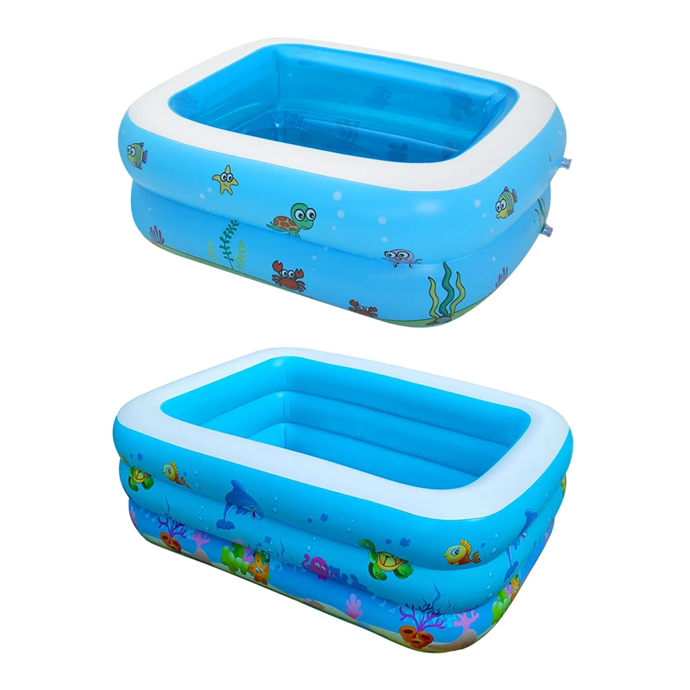 

Летний детский надувной бассейн для плавания, разнообразные детские игрушки, уличная квадратная ванна для взрослых и детей