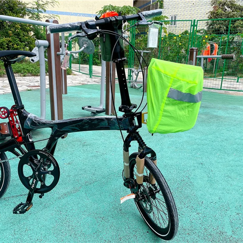 Для складного велосипеда Brompton/Birdy передняя сумка корзина велосипедная голова для