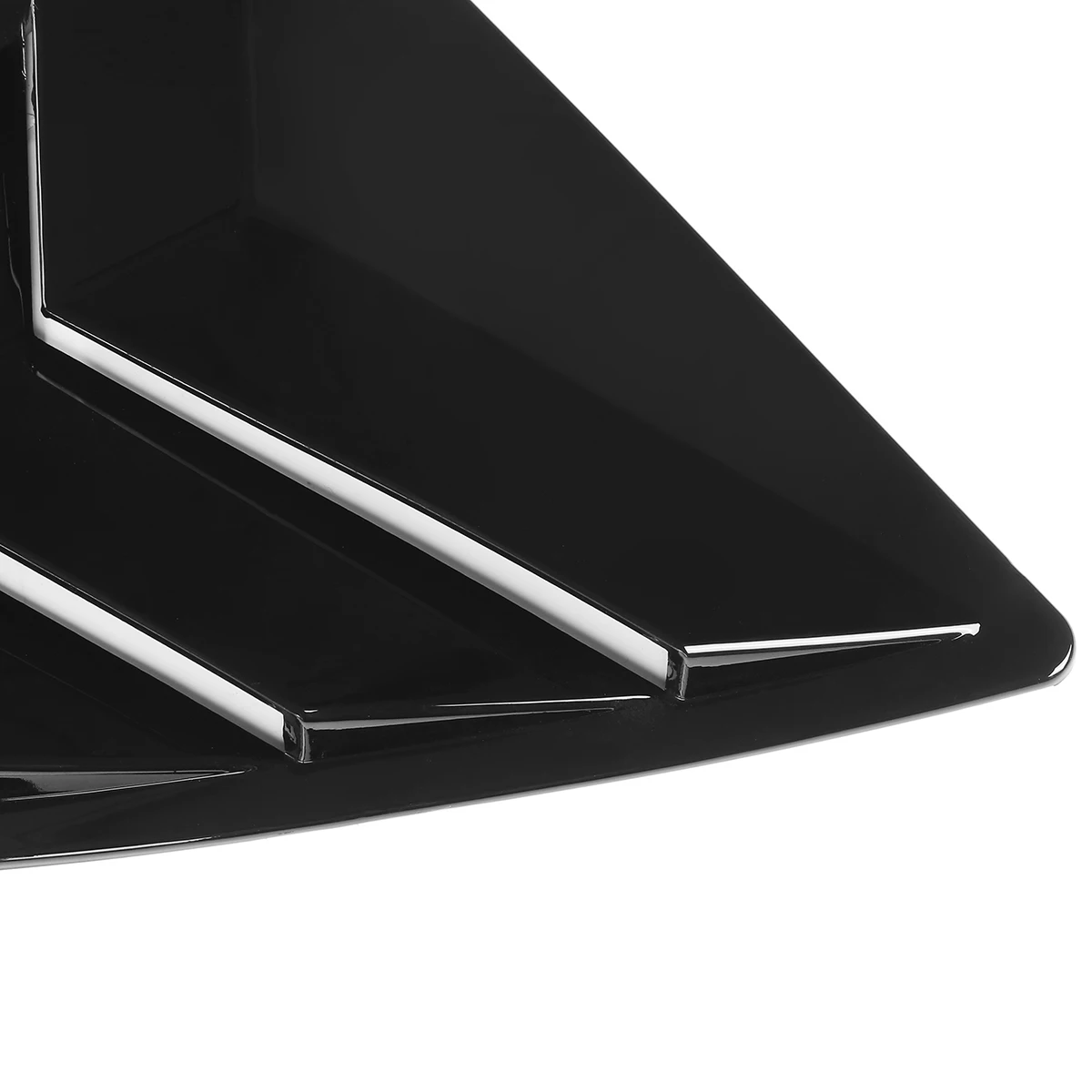 Для Mitsubishi Lancer EX X EVO 2008-2018 ABS черное углеродное волокно цветная задняя панель окно