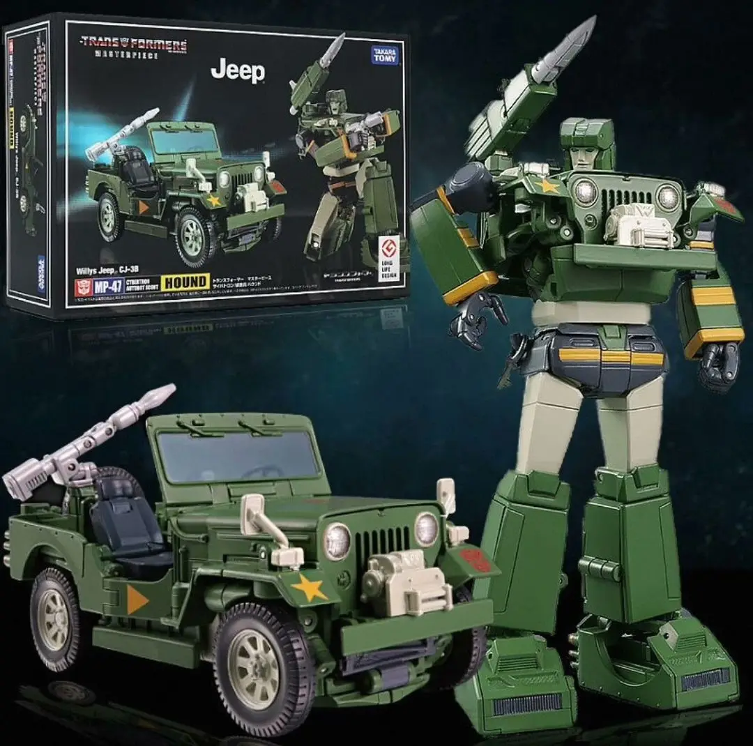 Фото В наличии: Трансформирующаяся игрушка MP39 Skids MP47 Hound KO Version Masterpiece, коллекционная фигурка в масштабе MP, подарок №1
