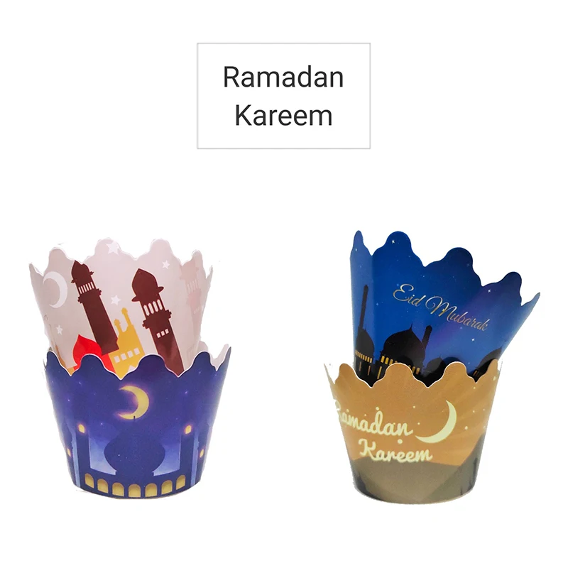

12 шт./компл. Новый мусульманский счастливый ИД Мубарак Милая овечья форма фотография Рамадан украшения для выпечки торта