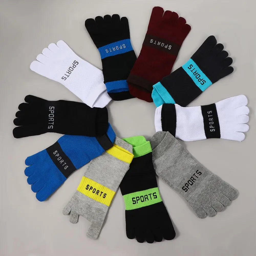 

Breathable Men Hosiery Anti-slip Running Bike Bicycle Five Toe Socks Five Finger Socks Mesh Socks Sports Socks