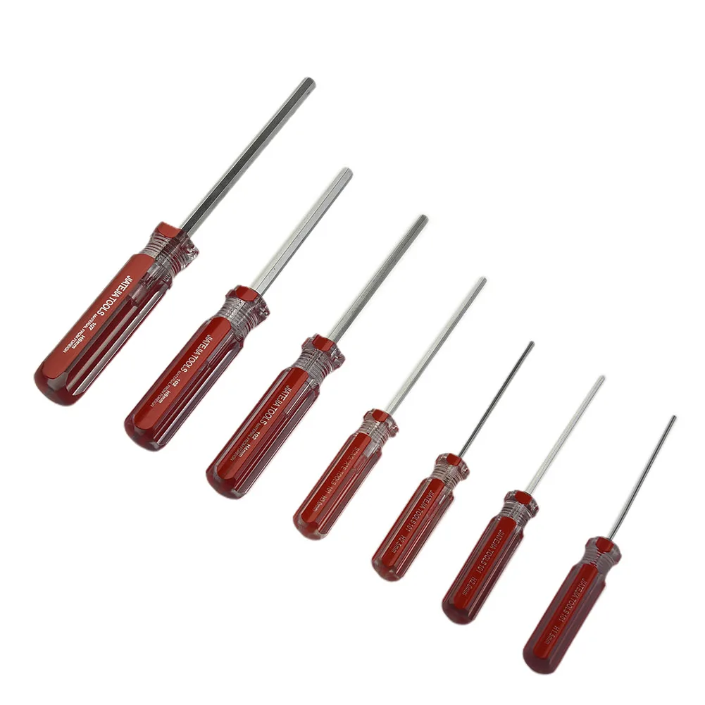 

Dddjh0 Wi-fw0i=f Ofe=vjkievdriver Set Flat Head Hex Magnetic Repair Hand Tool 1.5/2/2.5/3/4/5/6mm For Repairing Electronics Toys