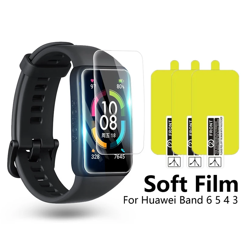

3 шт., Гидрогелевая Защитная пленка для Huawei Honor Band 6 5 4 3