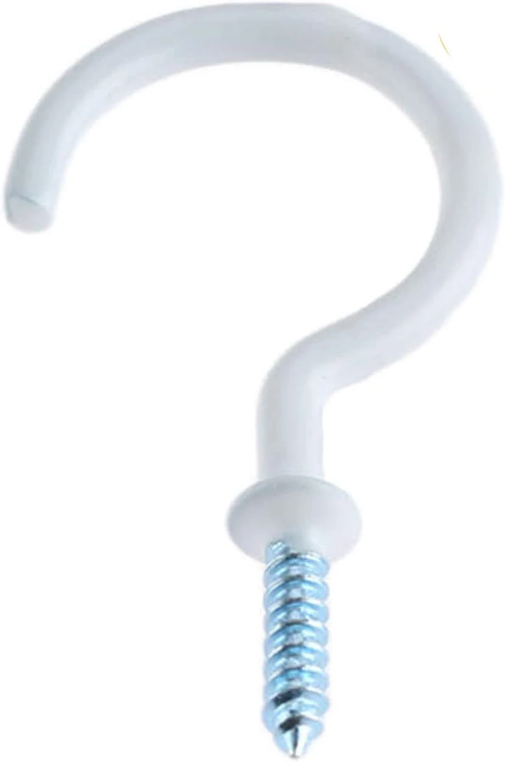 

1PCS Vinyl Coated Screw in Hooks Cup Hooks, Ceiling Hooks,Plant Hooks,Kitchen Hooks,Cup Hooks Great for Indoor & Outdoor Use