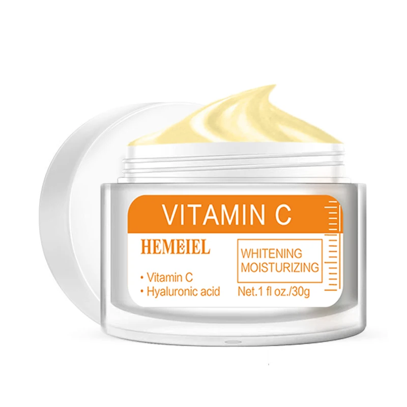 

HEMEIEL Vitamin C Face Cream Whitening Freckle Removal Hyaluronic Moisturizing Skin Care Collagen Cream Anti-aging Skin Firming