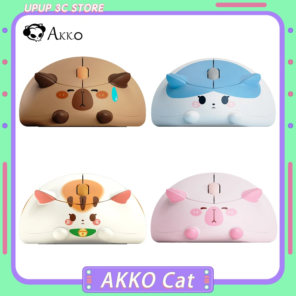 Беспроводная мышь Akko Cat 2 4G легкая игровая для киберспорта на заказ настольный
