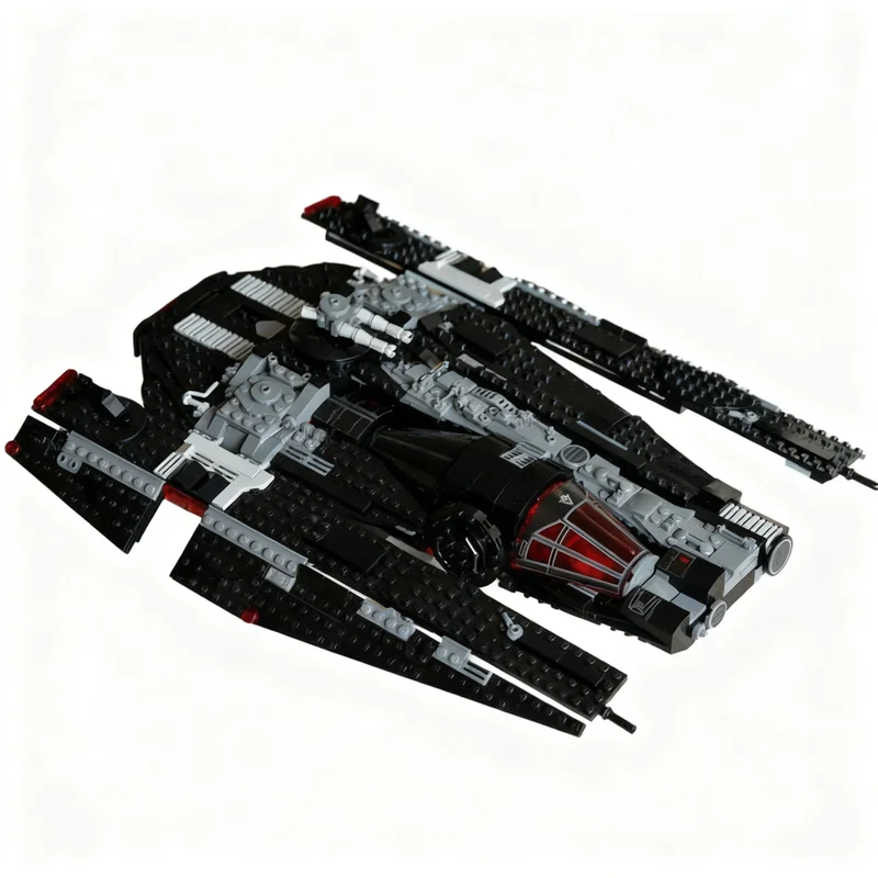 Фото 1054 детали MOC Dark Fondor Haulcraft Falcon: Альтернативная модель, строительные блоки, архитектурная игрушка, рождественский подарок, развивающая идея, конструктор №5