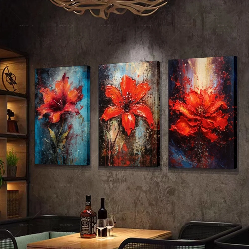 

Forbeauty S03154 современный стиль распылительная печать Абстрактная Картина на холсте цветок Equinox Масляные картины для гостиной домашний декор