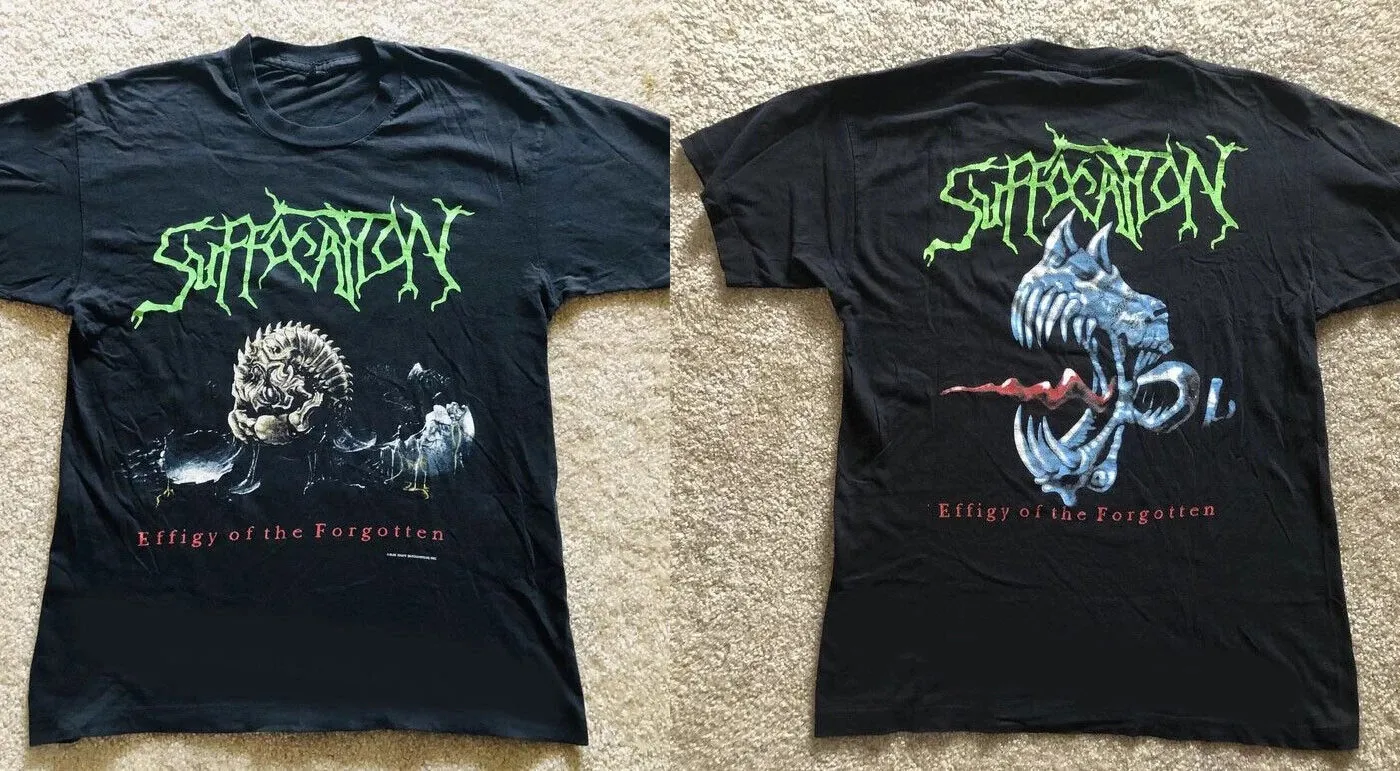 Футболка Suffocation Band Effigy Of The Forgotten, двусторонняя, полный размерный ряд от S до 5XL (art.: 3920d9faff5e9) - 3920d9faff5e9