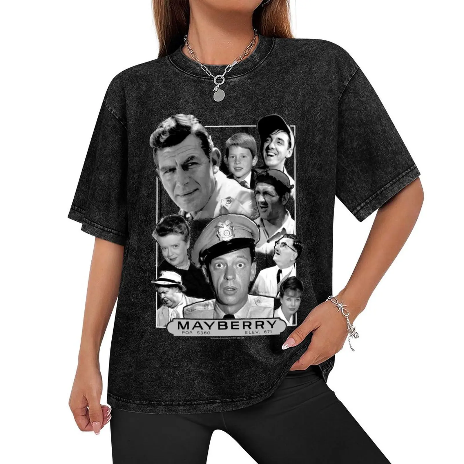 Футболка ANDY GRIFFITH MAYBERRY футболки с рисунком забавные мужские рубашки футболка